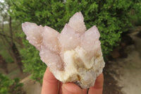 Natural Pale Lilac Spirit Quartz Clusters x 6 From Boekenhouthoek, South Africa