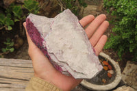 Natural Salrose Cobaltion Dolomite Specimens x 2 From Kakanda, Congo