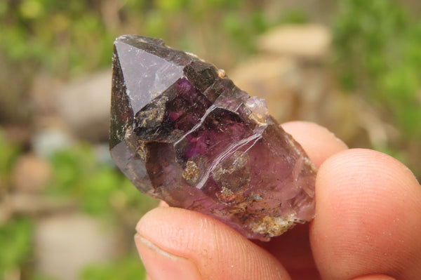 Natural Smokey Amethyst Crystals x 0.6 Kg Lot From Chiredzi, Zimbabwe