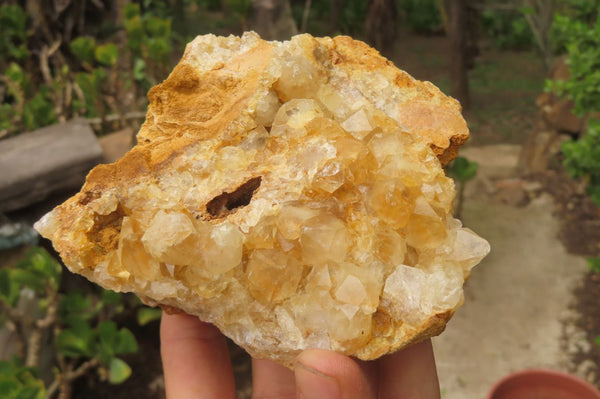 Natural Limonite Quartz Specimens x 4 From Zambia