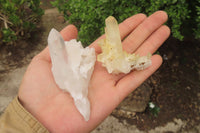 Natural Clear Quartz Clusters x 28 From Madagascar