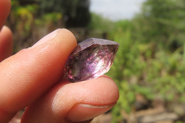 Natural Smokey Amethyst Crystals x 0.9 Kg Lot From Chiredzi, Zimbabwe