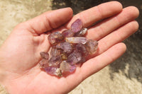 Natural Smokey Amethyst Crystals x 0.9 Kg Lot From Chiredzi, Zimbabwe