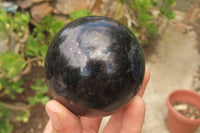 Polished Iolite Spheres x 3 From Ambatofinandrahana, Madagascar