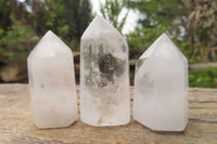 Polished Clear Quartz Crystals x 35 From Madagascar