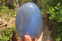 Polished Lazulite Standing Free Forms x 2 From Madagascar