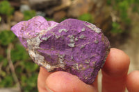 Natural Metallic Purpurite Cobbed Specimens x 14 From Erongo, Namibia