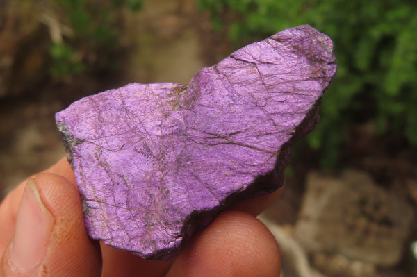 Natural Metallic Purpurite Cobbed Specimens x 14 From Erongo, Namibia