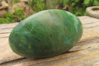 Polished Green Verdite Palm Stones x 12 From Zimbabwe