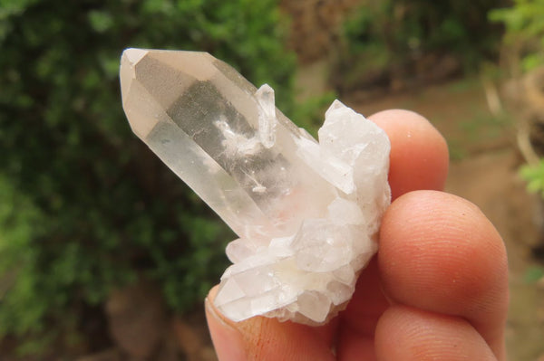 Natural Mixed Quartz Clusters x 24 From Madagascar