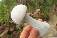 Hand Made Mixed Stone Mushroom Carvings x 7 From Zimbabwe