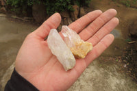 Natural Clear Quartz Crystals x 35 From Zambia