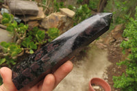 Polished Iolite Points x 3 From Ambatofinandrahana, Madagascar