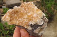 Natural Limonite Quartz Clusters x 4 From Zambia