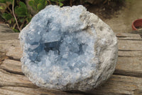 Natural Celestite Geode Specimen x 1 From Sakoany, Madagascar