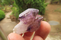 Natural Smokey Amethyst Crystals x 25 From Chiredzi, Zimbabwe