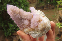 Natural Ametrine Spirit Quartz Clusters x 2 From Boekenhouthoek, South Africa