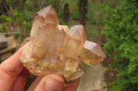 Natural Red Hematoid Quartz Clusters x 4 From Karoi, Zimbabwe