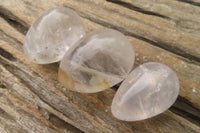 Polished Clear Quartz Gemstone Eggs x 20 From Madagascar