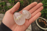 Polished Clear Quartz Gemstone Eggs x 20 From Madagascar