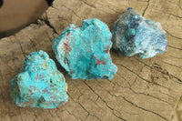 Natural Shattuckite Cobbed Specimens x 3.06 Kg Lot From Namibia