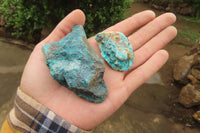 Natural Shattuckite Rough Pieces x 3.1 Kg Lot From Namibia