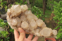 Natural Smokey Phantom Quartz Cluster x 1 From Luena, Congo