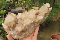 Natural Smokey Phantom Quartz Cluster x 1 From Luena, Congo