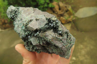 Natural Libethenite Crystals On Dolomite Matrix Specimens x 2 From Shituru, Congo