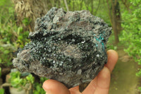 Natural Libethenite Crystals On Dolomite Matrix Specimens x 2 From Shituru, Congo