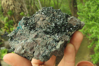 Natural Libethenite Crystals On Dolomite Matrix Specimens x 2 From Shituru, Congo