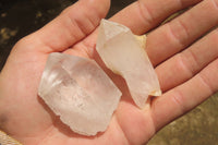 Natural Clear Quartz Crystals x 35 From Mpika, Zambia