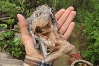 Natural Bladed Barite Specimens x 2 From Congo