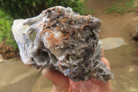 Natural Bladed Barite Specimens x 2 From Congo