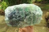 Natural Watermelon Fluorite Cobbed Specimens x 2 From Uis, Namibia