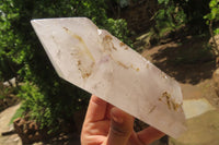 Polished Smokey Amethyst Quartz Points x 2 From Akansobe, Madagascar