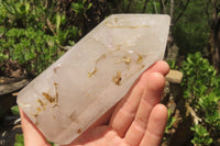 Polished Smokey Amethyst Quartz Points x 2 From Akansobe, Madagascar