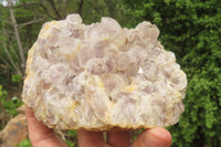 Natural Sugar Amethyst Quartz Clusters x 4 from Solwezi, Zambia