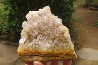 Natural Sugar Amethyst Quartz Clusters x 4 from Solwezi, Zambia