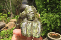 Hand Made Mixed Stone Mermaid Carvings x 2 From Zimbabwe