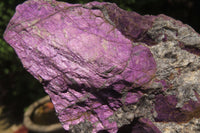 Natural Metallic Purpurite Cobbed Specimens x 2 From Erongo, Namibia