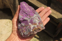 Natural Metallic Purpurite Cobbed Specimens x 2 From Erongo, Namibia