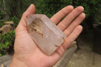 Polished Smokey Quartz Crystals x 4 From Madagascar