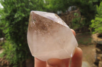 Polished Smokey Quartz Crystals x 4 From Madagascar