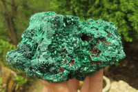 Natural Silky Malachite Specimens x 2 From Kasompe, Congo