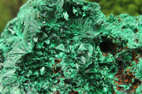 Natural Silky Malachite Specimens x 2 From Kasompe, Congo