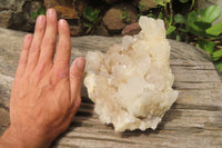 Natural White Quartz Cluster x 1 From Madagascar