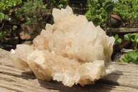 Natural White Quartz Cluster x 1 From Madagascar