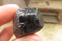 Natural Alluvial Schorl Black Tourmaline Crystals x 20 From Zimbabwe