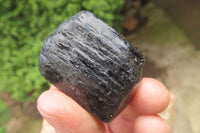 Natural Alluvial Schorl Black Tourmaline Crystals x 20 From Zimbabwe